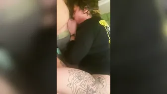 Watching My Tatted Bae Booty Gf Suck Her Toxic Ex’s Penis