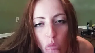 19 y/o Lover records herself sucking off another cock getting facial breaks up with you