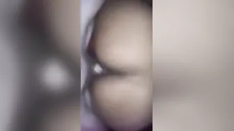White penis fucks african vagina while his girls at work (JIZZED HE KEEPS FUCKING)