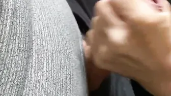 Parapalegic Patient give me hand job with Glove pov
