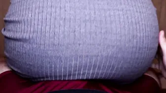 Babe Assjob Lap Dance inside a Bombshell Dress