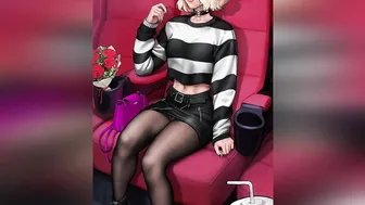 [2D Comic] Futanari Gwen On A Date