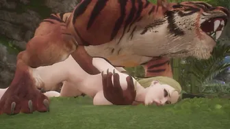 Tiger sex into the jungle Wildlife game