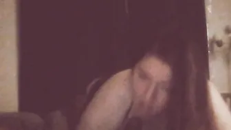 fiance sitting on my face watching herself suck my cock