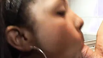 The young ebony maid is very Bombshell and the landlord