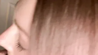 She loves when I cum inside her mouth