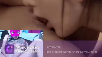 19 Year Old Reacting to the best dyke porn.masturbates until cumming