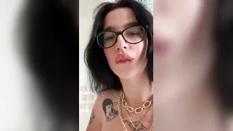 Having fun inside the shower masturbates her cunt. Amazingly Hot chest.