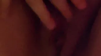 Having Fun with my clitoris inside the bath tub