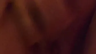 Having Fun with my clitoris inside the bath tub