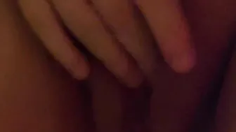 Having Fun with my clitoris inside the bath tub