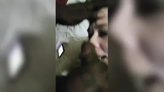Nikki takes a Gigantic bbc Facial