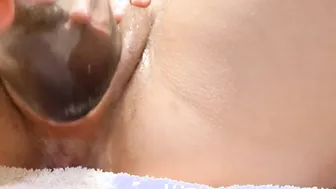 Loose cougar Uses a Wine Bottle on Her Ruined Twat