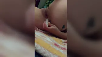 Hispanic Teenagers Solo Anal Play