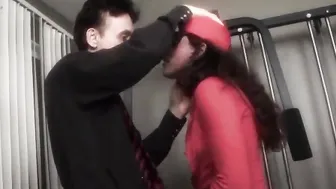Mature and Young Fucked inside gym so rough with huge