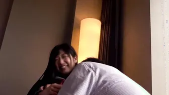 With a face that doesnt look like Mutsuri-chan a counterattack stakeout woman on top posture on a continuous stop piston.