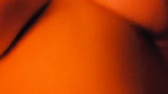 Chubby fiance riding hubby(point of view)