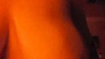 Chubby fiance riding hubby(point of view)