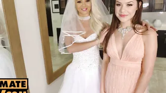 itsPOV - Wedding day foursome with Elsa Jean Emily Willis and Winter Jade