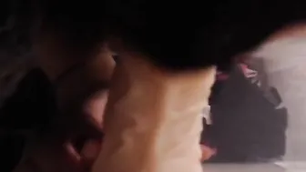 point of view Vibrator Head and Hand Job Wall Suction Cup With Twat Closeup While You Jerk Off ASMR Part two