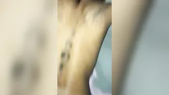 Red Bone takes big black cock while Bf is at Work