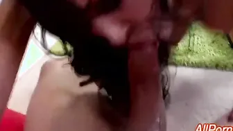 Roxy Jezel Lobs That Dick Inside Her Mouth And Twat