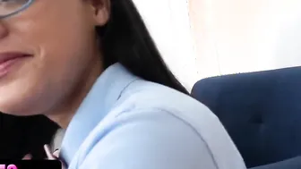 Vulgar 18 Yo Besties Seduce Their Nerdy Friend And Share His