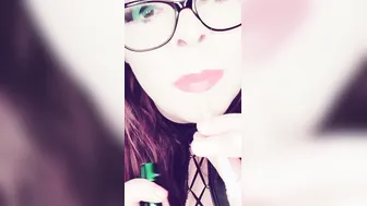 Nerdcandy90 smoking with anal play