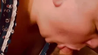 Imagine this BBW blowing your huge penis