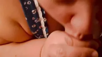 Imagine this BBW blowing your huge penis