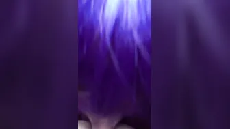 Amateur mom with Gigantic Boobies and Purple Hair offer the best Head he can only last a few minutes