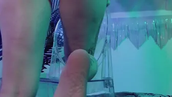 rubbing lotion all over my inked body