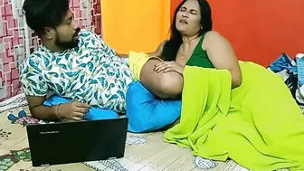 Punjab beauty stepmom Cutie sex with stepson Father dont know
