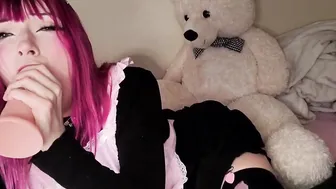 training to be an even bigger anal bimbo
