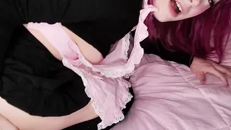 training to be an even bigger anal bimbo