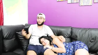 Exposed Latinas - I nailed my Bae hispanic cousin on the couch while watching a tape - Abby Montano