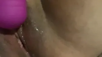 Squirting throbbing snatch is aching for some penis