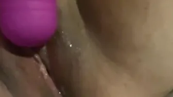 Squirting throbbing snatch is aching for some penis