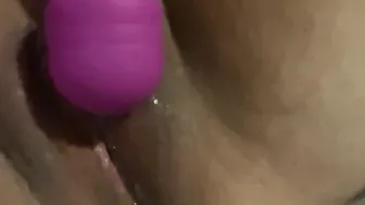 Squirting throbbing snatch is aching for some penis