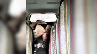 sixty nine quickie into the backseat