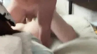 Quick plowed with friends inside the next room