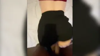 Korean wifey getting Doggy Style Cumshot into Tennis Skirt