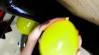 Looner Fetisch Ich bring deine Ballons zum platzen