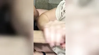 Ex-Wife meeting her hubby with a fellatio from work