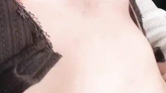 Asian Couple's Intimate Moment in Car - Passionate-Kisses
