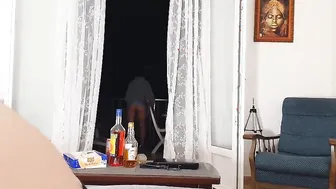 Hottie Reverse Cowgirl Getting cum on hooters - Maria Kalos