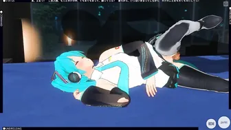 3D ANIMATED Miku Banged Rough into her Room