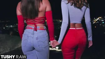 TUSHYRAW Irresistible Hotties have Kinky Anal 3 Way