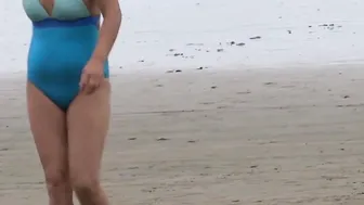 Exhibicionist porn video – My wifey on the beach loving first time sex with her best friends hubby real cuckold hubby