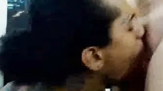 While Watching porn video – Shemale Deep Throat Fuck